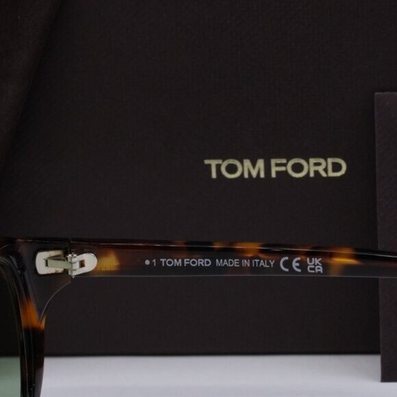 Tom Ford Edward FT1002 52N Aviator Sunglasses - Dark Havana/Green Photochromic - Picture 5 of 9